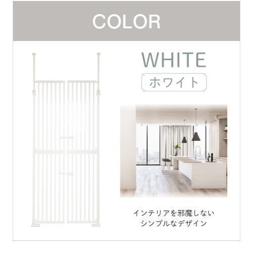 wanyanya にゃんドア ホワイト ねこ脱走防止ゲート 猫脱走