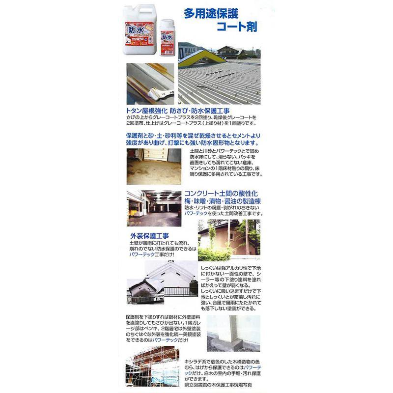 パワーテック防錆防水 乾燥後透明 18kg 丸長商事
