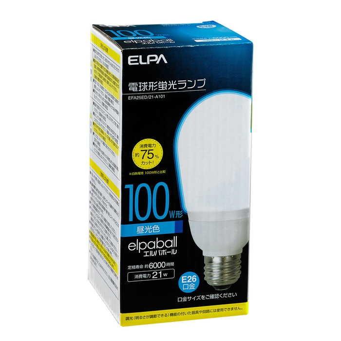 蛍光灯・電球 ELUGA 朝日電器 電球形蛍光灯A形 100W形 : ホームセンターバローYahoo!店