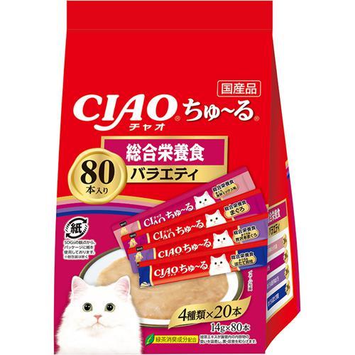 いなば CIAO ちゅーる 総合栄養食バラエティ 14g×80P チャオ ちゅ〜る