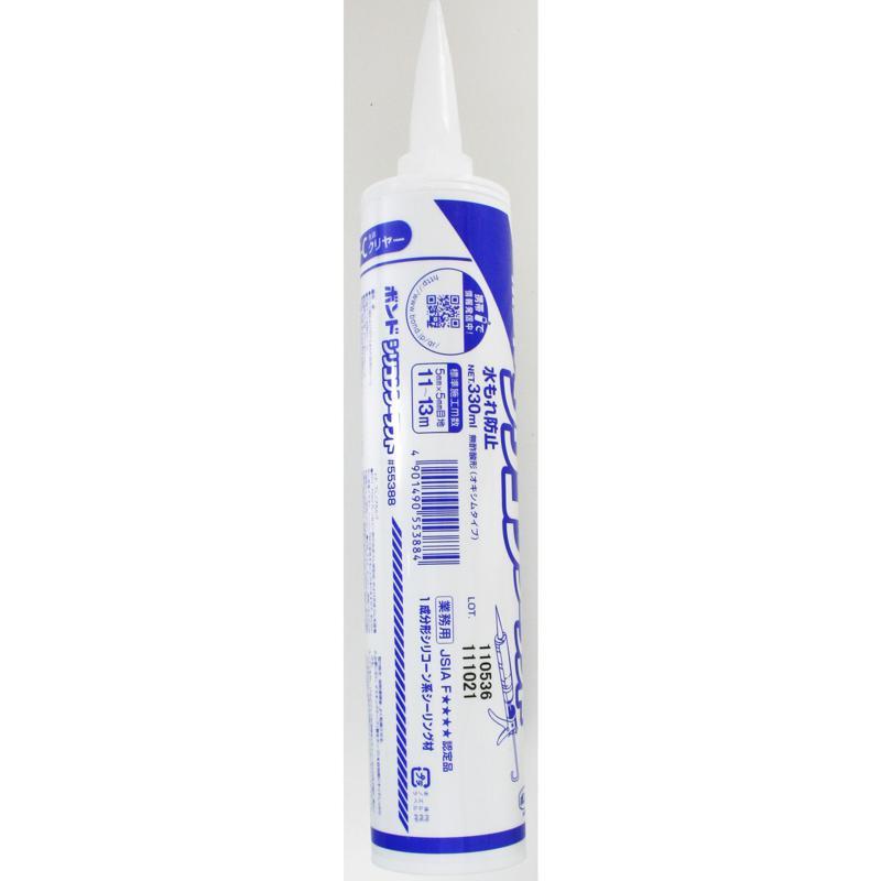 ボンド シリコンシーラント クリア 330ml コニシ (#55388 