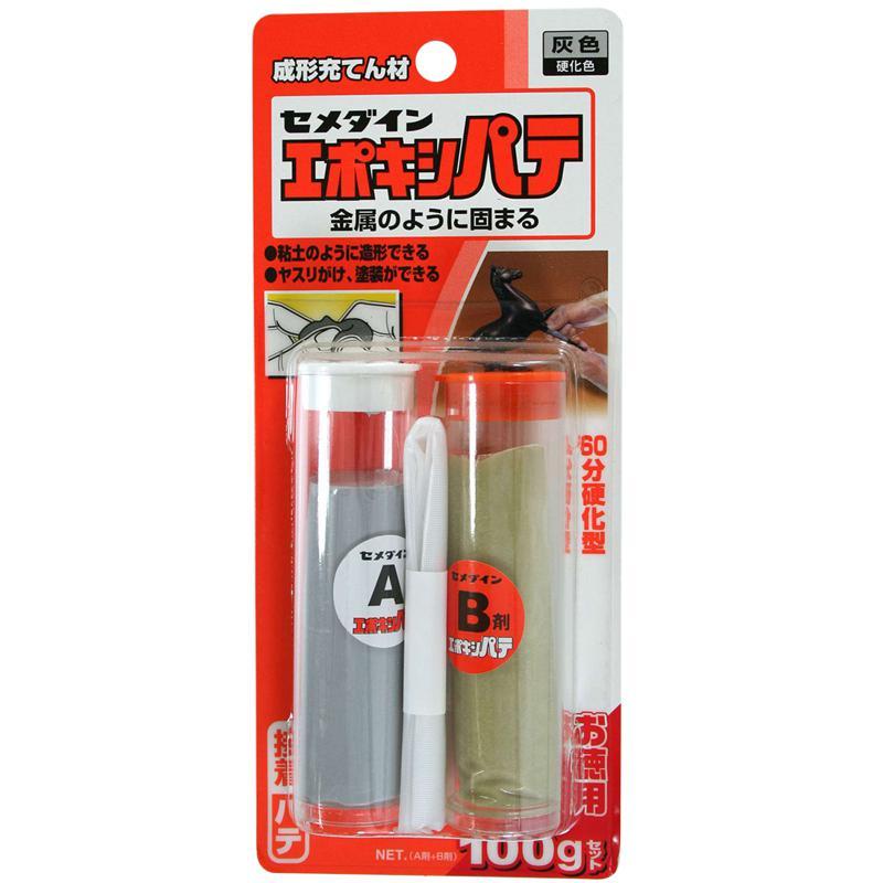 セメダイン エポキシパテ 100gセット HC-115 : ホームセンターバロー