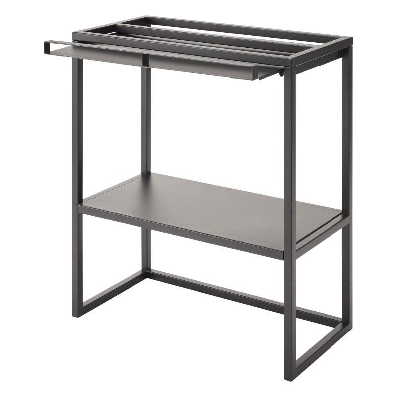 即納在庫品] 山崎実業 nooks 水槽ラック ブラック BK 01962 ヌークス