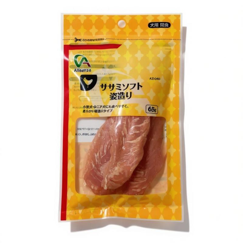 Alleanza(アレンザ) 犬用おやつ ササミソフト 姿造り 65g ドッグフード