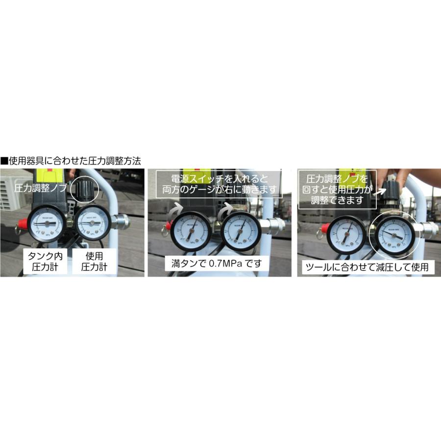 FIRST オイルレス エアーコンプレッサー 静音タイプ ACP-10VA