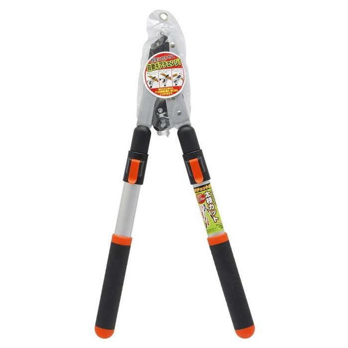 さっちゃん Sun Garden ラチェット式太枝切鋏 伸縮式 : ホームセンターバローYahoo