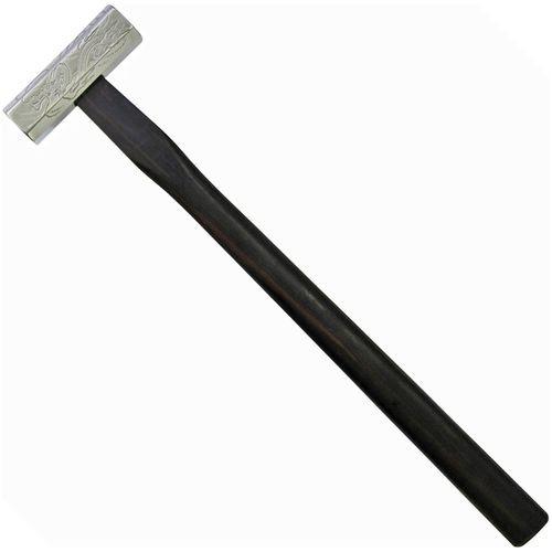 かじ平 ステンレス八角玄能うねり龍彫金入 黒檀柄 300G 