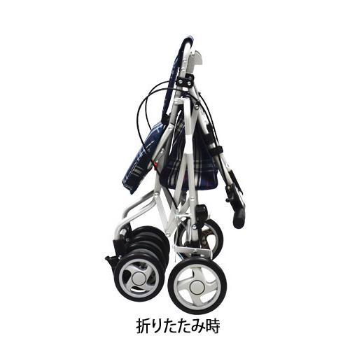 サニーウォーカーAW-RB / チェックNB 島製作所 歩行関連/シルバーカー