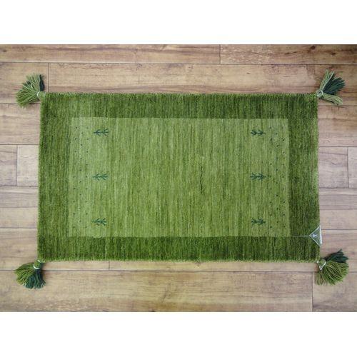 【廃番】 萩原 ギャッベ ラグ・マット ＬＯＲＲＩ ＢＵＦＦ Ｌ２ ＧＮ 80×140cm