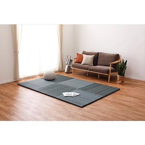 【廃番】 萩原 すき間のできにくい 置き畳 倉敷II 同色9枚セット 約82×82×2.5cm
