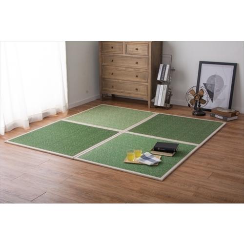 萩原 カラーの選べる置き畳 シャイン 同色4枚セット 82×82×1.1cm