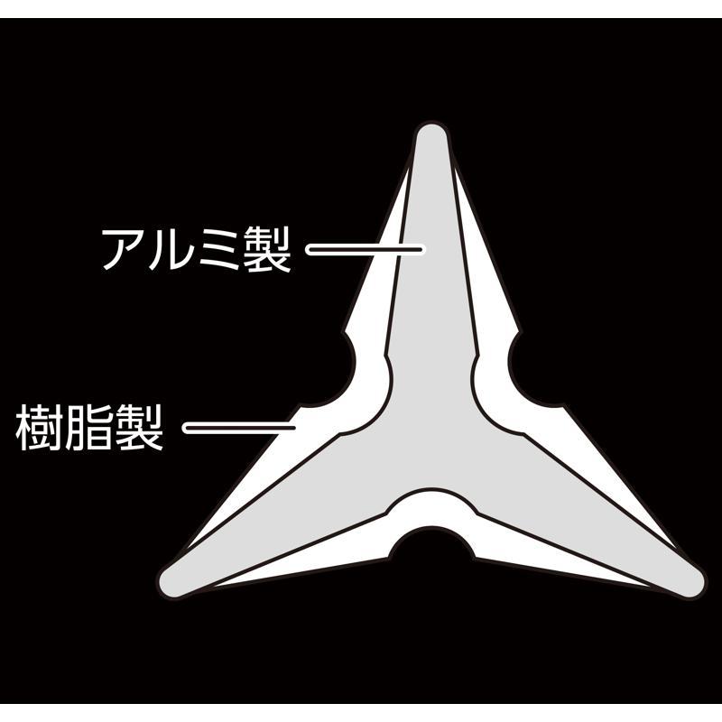 シンワ測定 アルミ三角スケール B-15 ブラック 15cm 74977