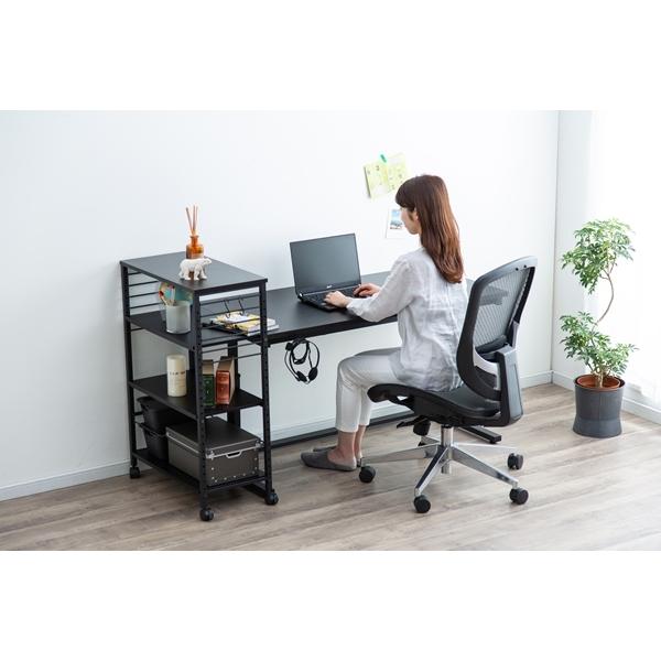 アイリスオーヤマ 昇降デスク 幅120cm UDD-1200 ブラック