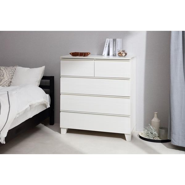 アイリスオーヤマ ウッドチェスト 脚付き WCHL-790 オフホワイト