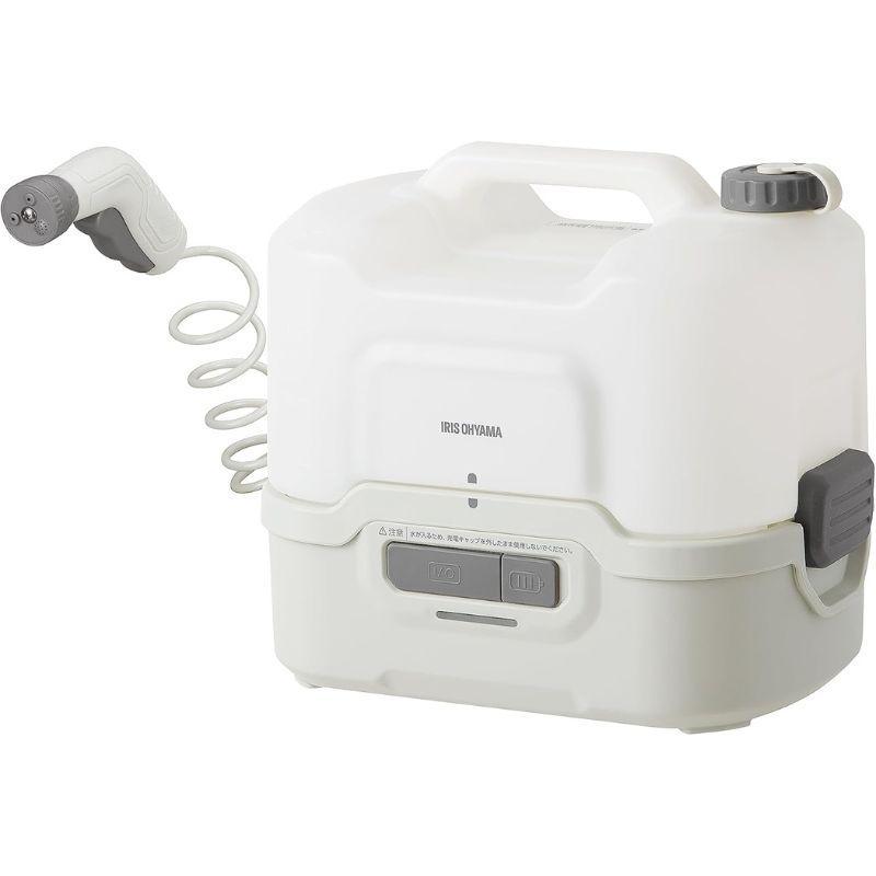 [即納在庫品]  アイリスオーヤマ 充電式 ポータブルウォッシャー 大容量 タンク8L コードレス JPW-T81