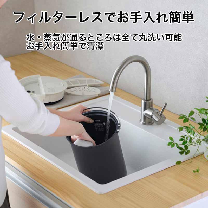 IRIS OHYAMA（アイリスオーヤマ） [即納在庫品] スチーム式加湿器