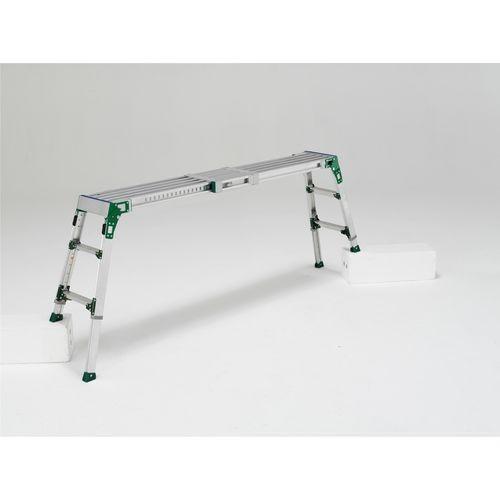 ALINCO アルインコ 天板・踋伸縮式足場台 ジャストステージ VSR-1709N ALINCO(アルインコ) 伸縮天板・伸縮脚付足場台 VSR1709FX