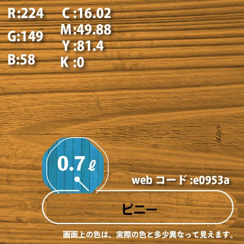 木部保護塗料 ピニー0.7L 水性 屋外用 防虫 防腐 防カビ 撥水 UVカット