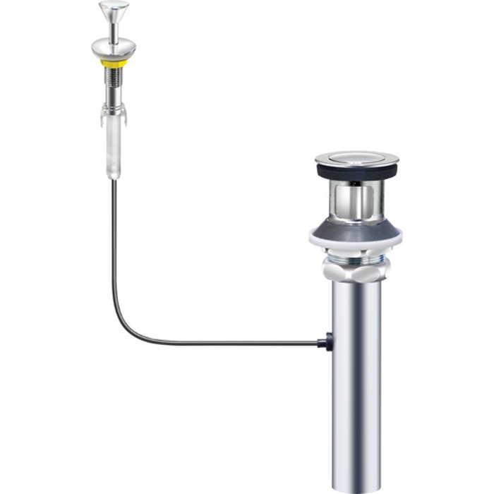 三栄水栓 ワイヤー式ポップアップ排水栓上部｜洗面所用