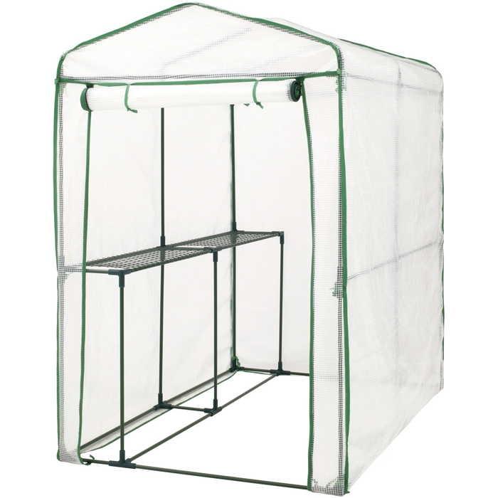 ビニールハウス 南栄工業 菜園ハウス 四季 OH-5710&穴堀機 約17.3坪