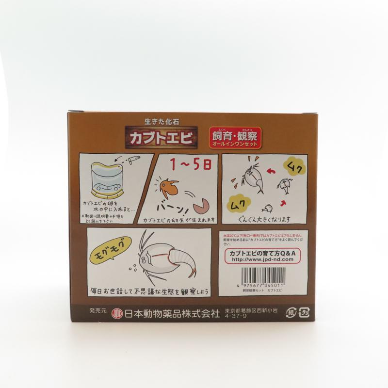 ニチドウ [即納在庫品] 飼育観察セット カブトエビ : ホームセンター