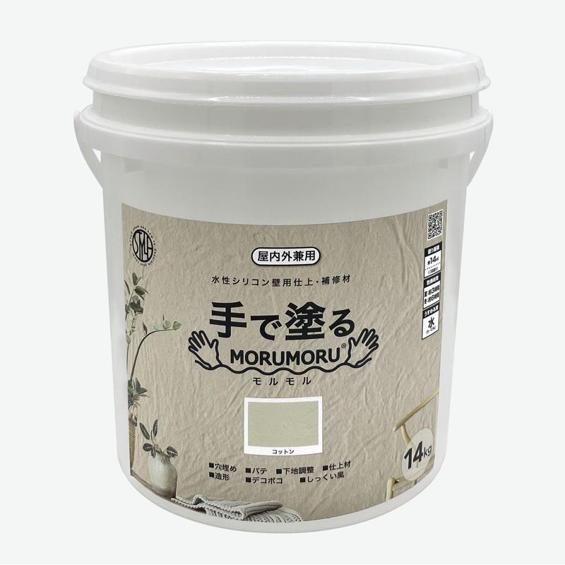 ニッペ(Nippe) STYLE 手で塗るMORUMORU モルモル カラー コットン 14kg