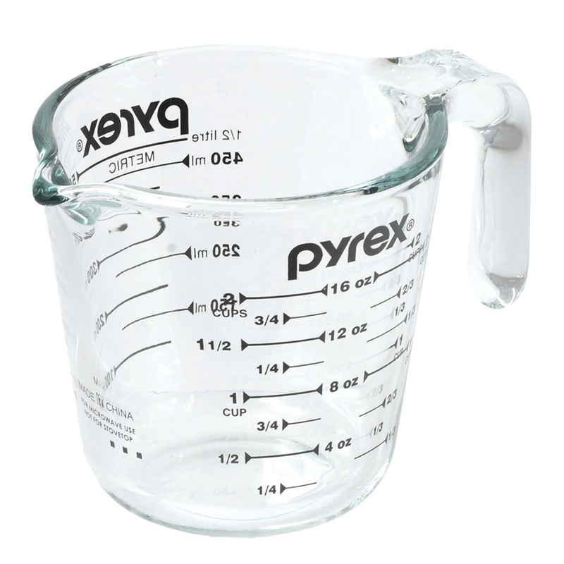 パイレックス メジャーカップ耐熱・取手付・USA3点セット パール金属 PYREX 計量カップ 500ml 耐熱ガラス 取っ手付き メジャー