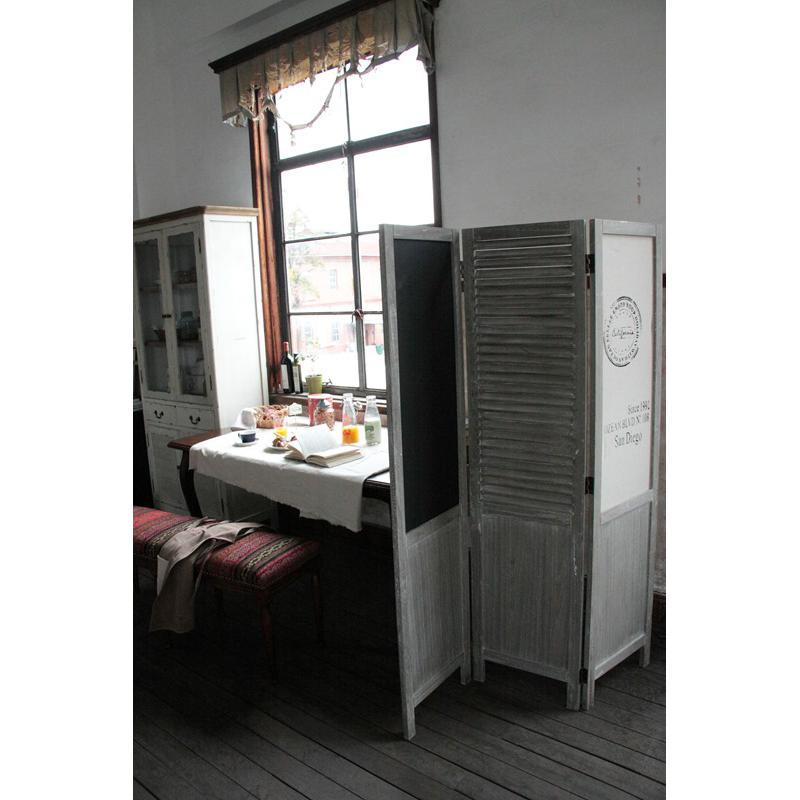 アンティーク衝立3連漆黒 hcvalor_vh-4985155170050