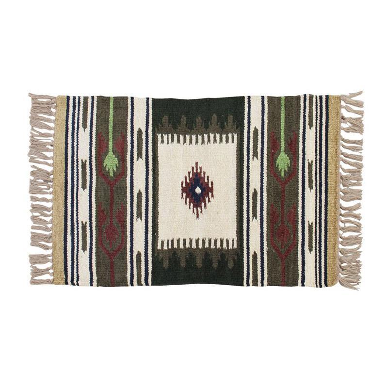 ラグ カーペット リビング W45×D75 キリムマット TTR-104A 東谷