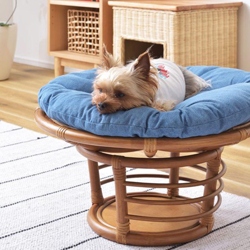 ペット用 チェア ペットスツール 犬用 猫用完成品 約φ55×H35 PET