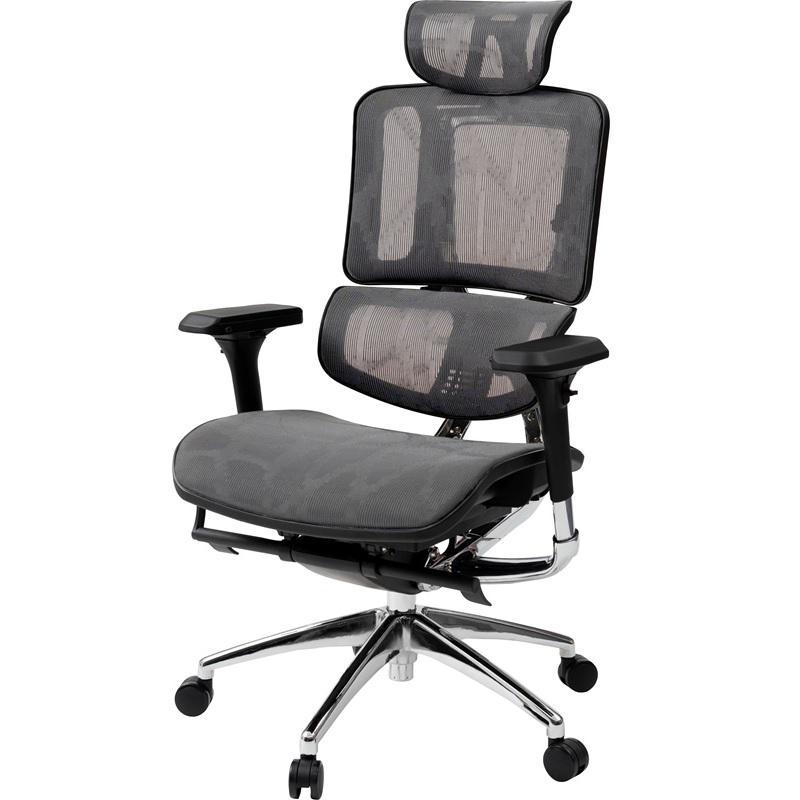 オフィス　椅子 東谷 オフィスチェア グレー 昇降機能 OFC-72GY : ホームセンター