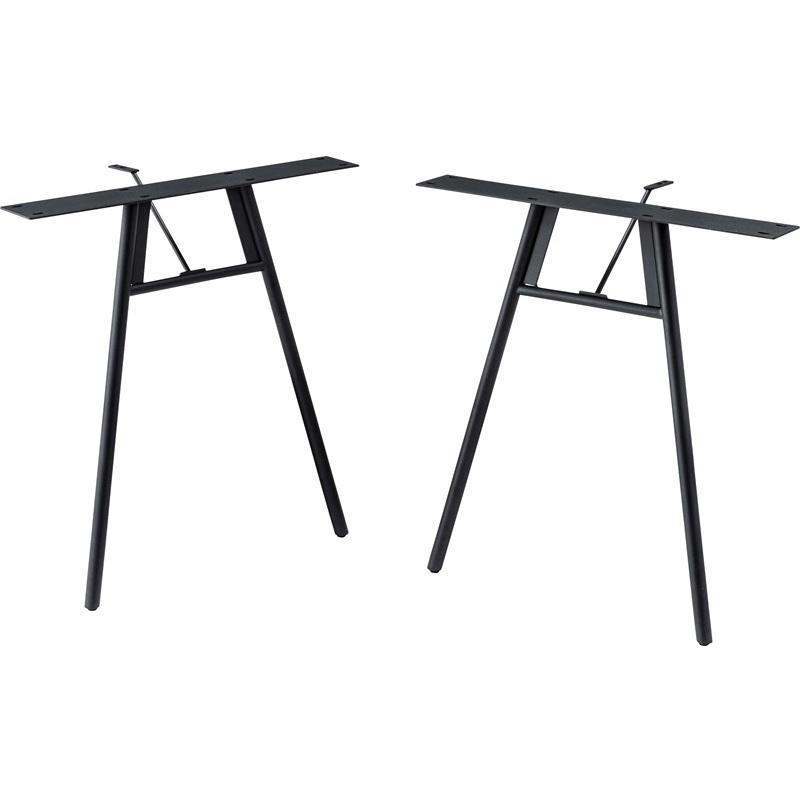 カナ5さま専用2脚 THE LEGS / Low レクタングル × Black Steel / 2脚セット
