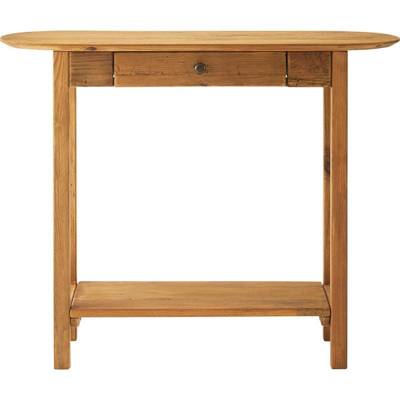 東谷 コンソール テーブル 木製 パイン材 天然木 古材 WE-891