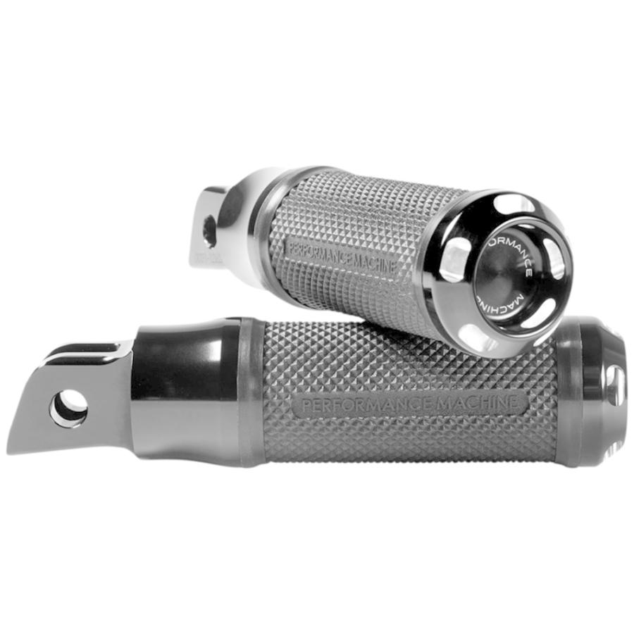 PM APEX フットペグ ブラック M8ソフテイル ライダー用 0035-1239M-B