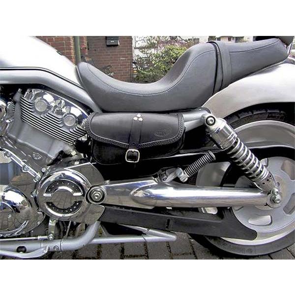 エンズクオイオ 0090-0044-0001 Vスモールバッグ ブラック サドルバック VROD左用
