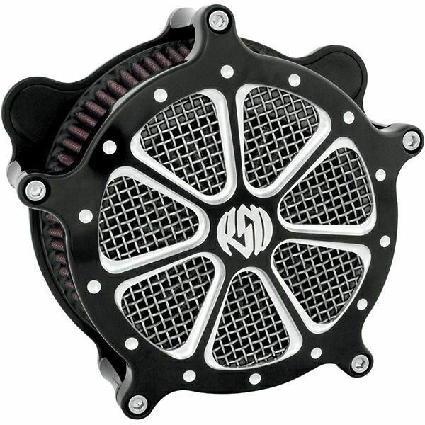 RSD スピード7 エアクリーナー コントラストカット 電子制御スロットル車 0206-2004-BM