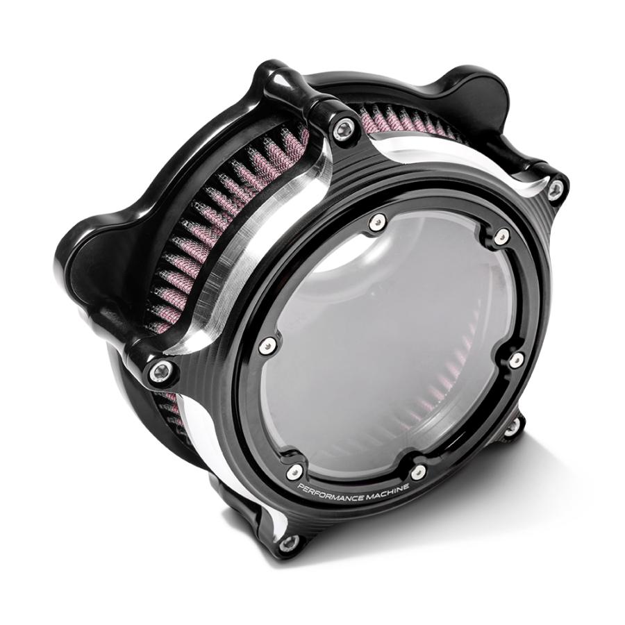 Performance Machine ビジョン・エアクリーナー M8用 コントラスト 