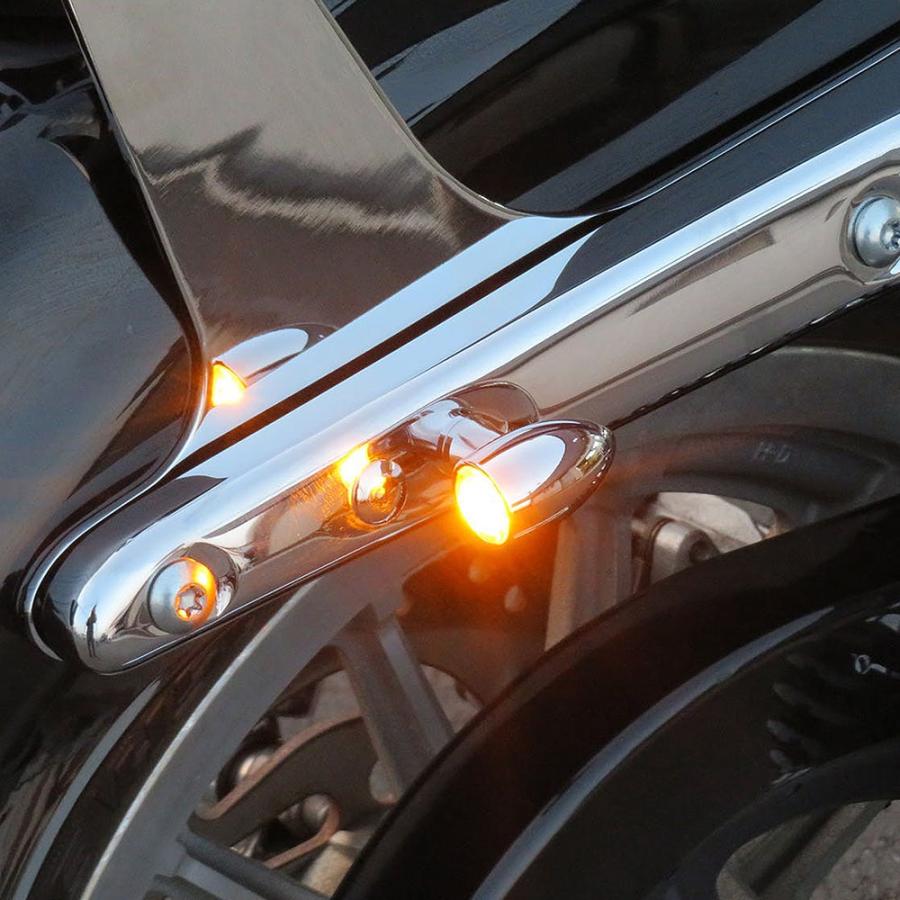 マイクロ ブレットLEDウインカー ポリッシュ ハーレー : HD-PARTS