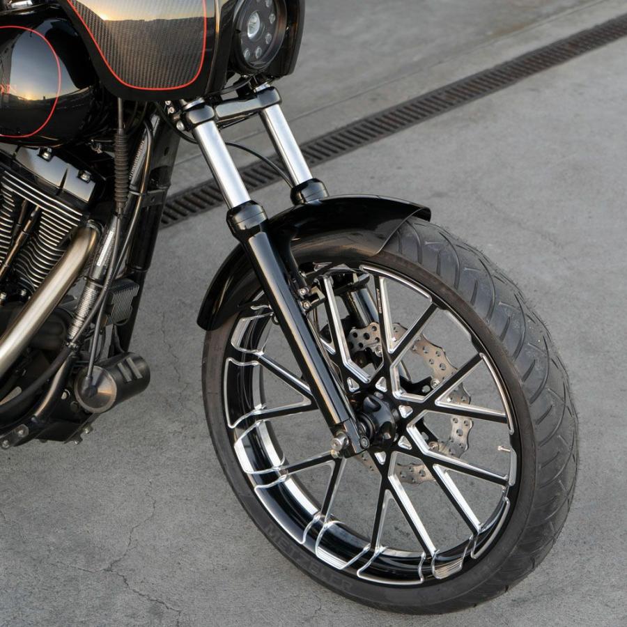 Arlen Ness 39/49 Pro Short スチール・フロントフェンダー 21インチ 