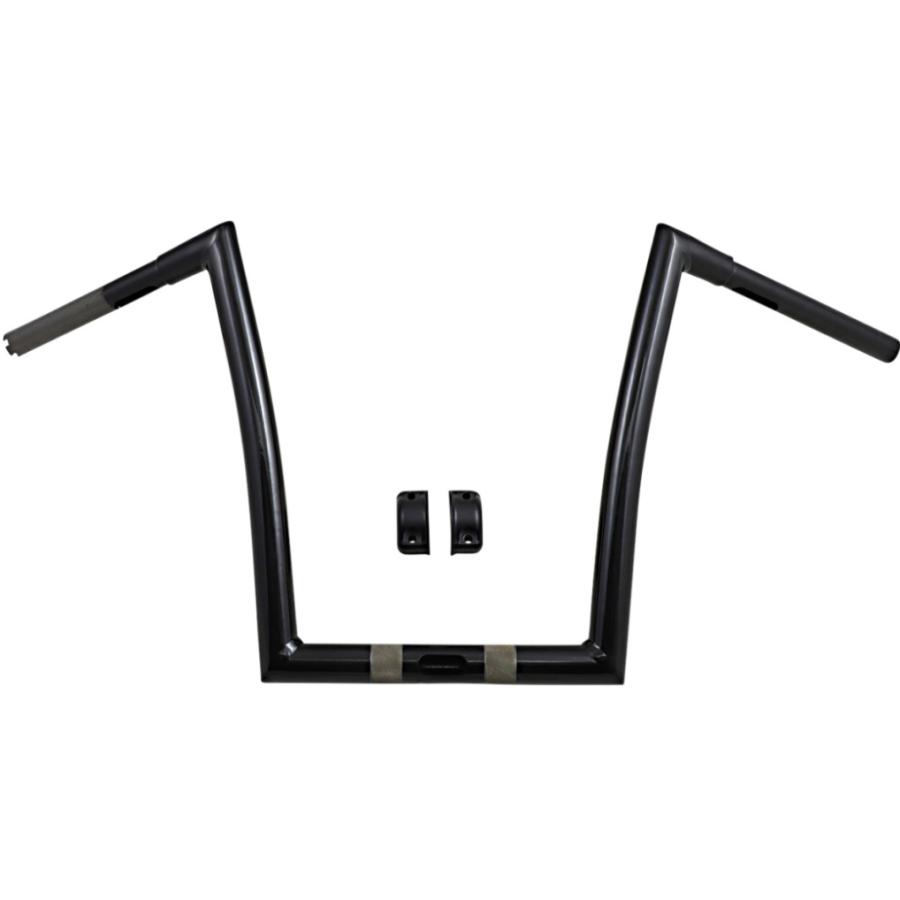 ハーレー用 1.25インチ径 Touringハンドルバー 14インチ ブラック