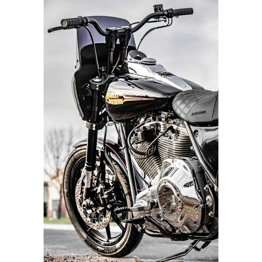 ODI V-Twin モトハンドルバー 1インチ径 ブラック : 0601-5196 : HD 
