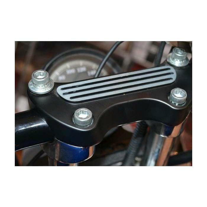 ドラッグSP 0602-0408 プルバックライザー 3.5インチ クローム 1インチハンドルバー装着車_1