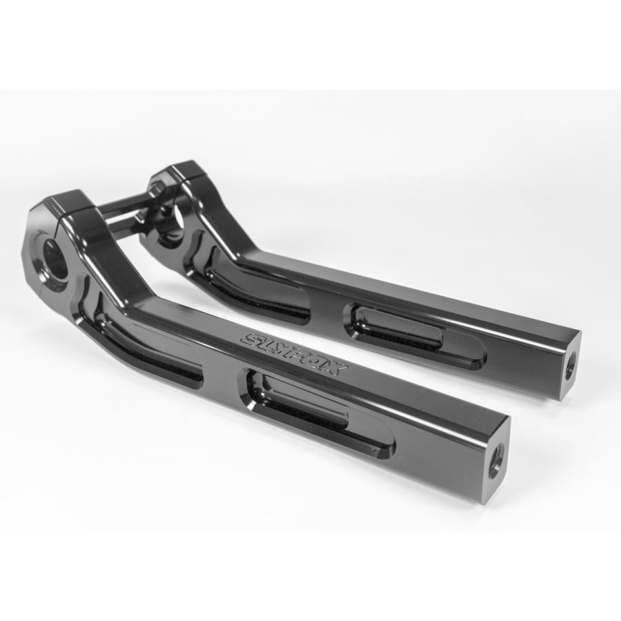 SLYFOX 10インチ プルバックライザー ブラック : HD-PARTS ハーレー 