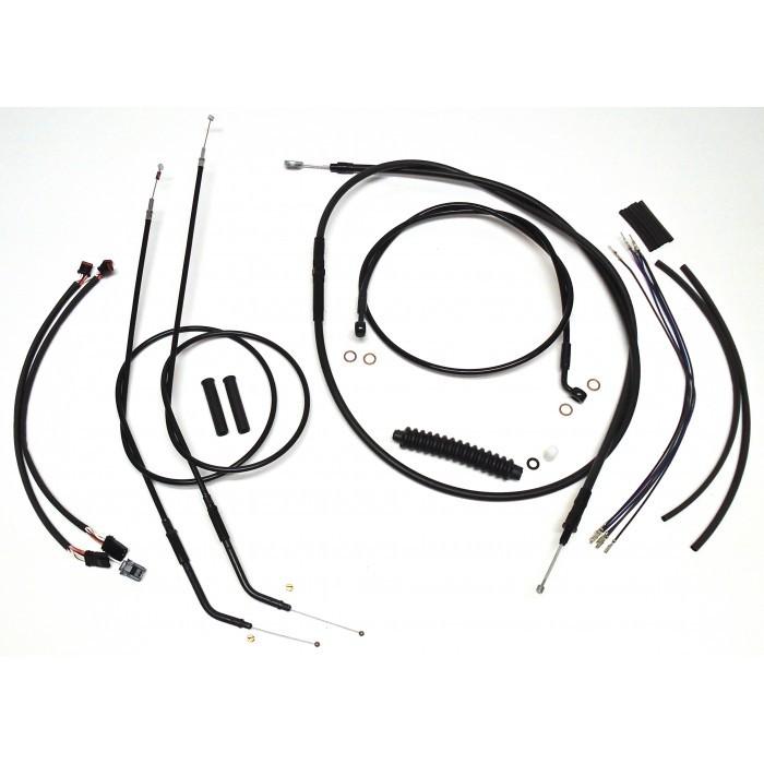 Magnum XR DOT ケーブルキット 10〜12インチ ブラック/ブラック