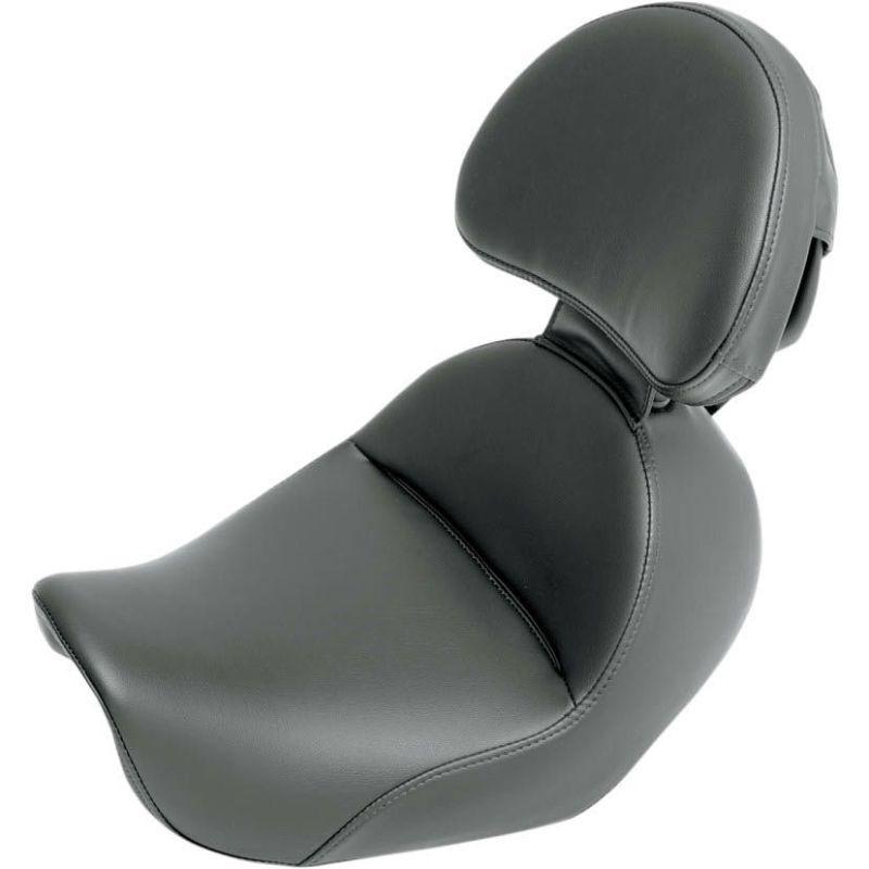 サドルマン 0803-0349 SaddleMen Heels Down ソロシート バックレスト 