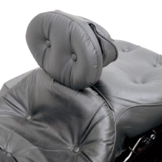 Drag Specialties 純正シート用ドライバーバックレストキット ピロースタイル