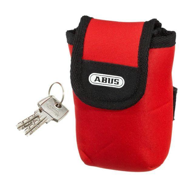ABUS(アブス) 7000 RS1 アラーム付きディスクロック ピクセルレッド