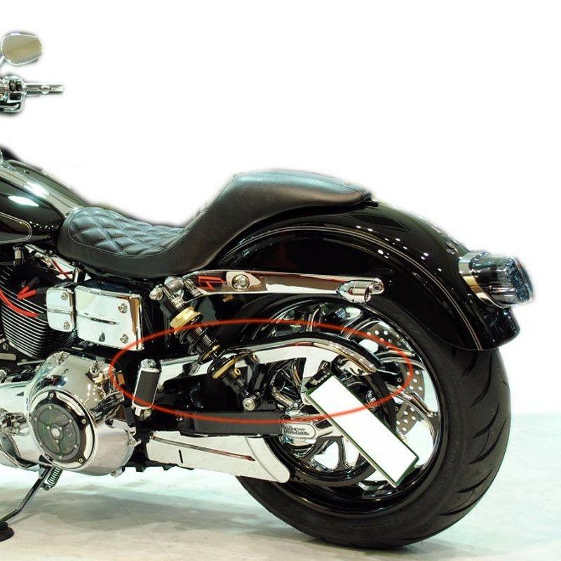 ドラッグSP 1202-0108 Drag Specialties クローム Upper ベルトガード 2007〜2017 ダイナ