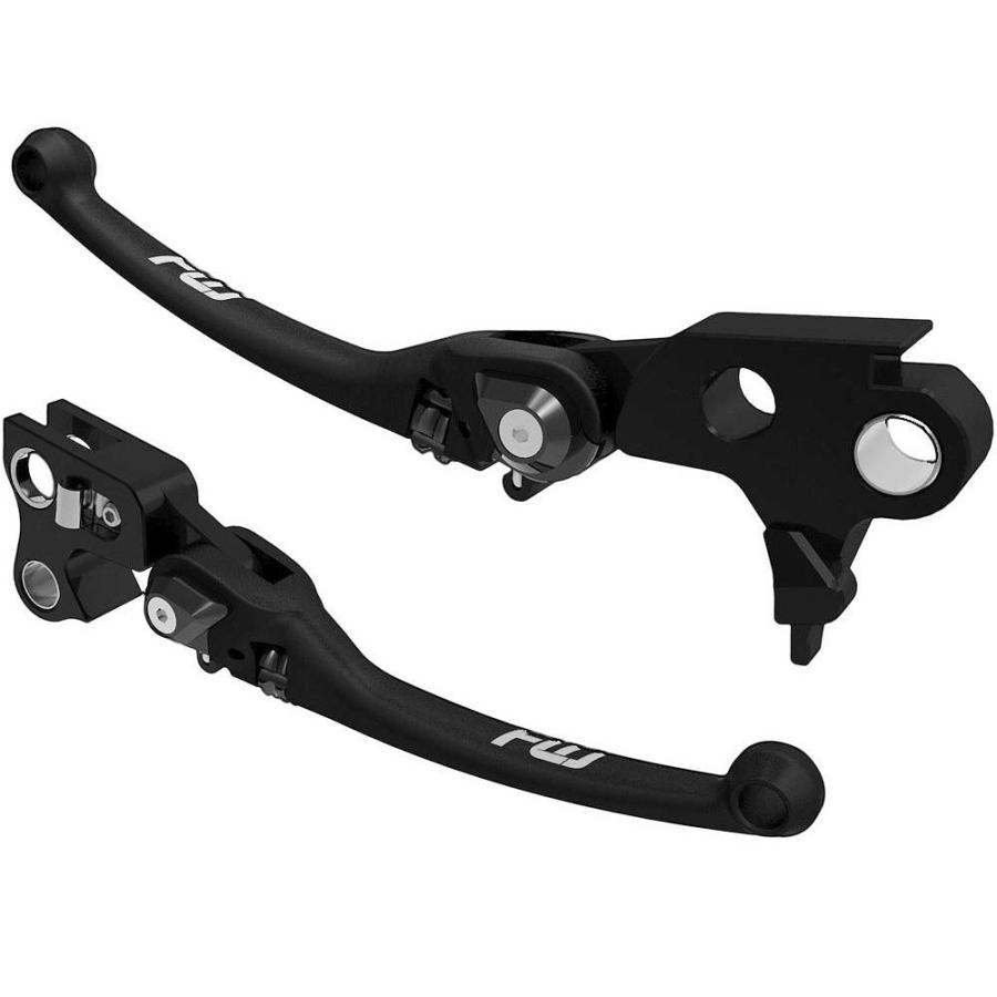 122-0804:FLO MOTORSPORTS MXスタイル レバーセット ブラック : HD 