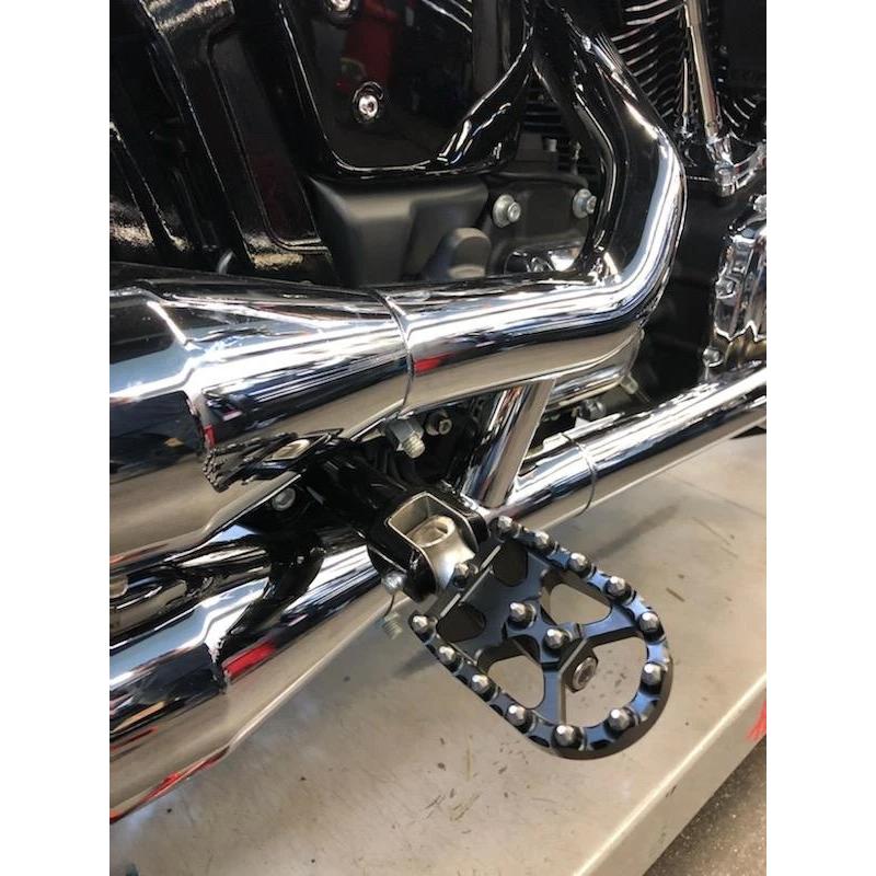 FLO motorsports MXスタイル パッセンジャー用フットペグ ブラック 122-8229_2